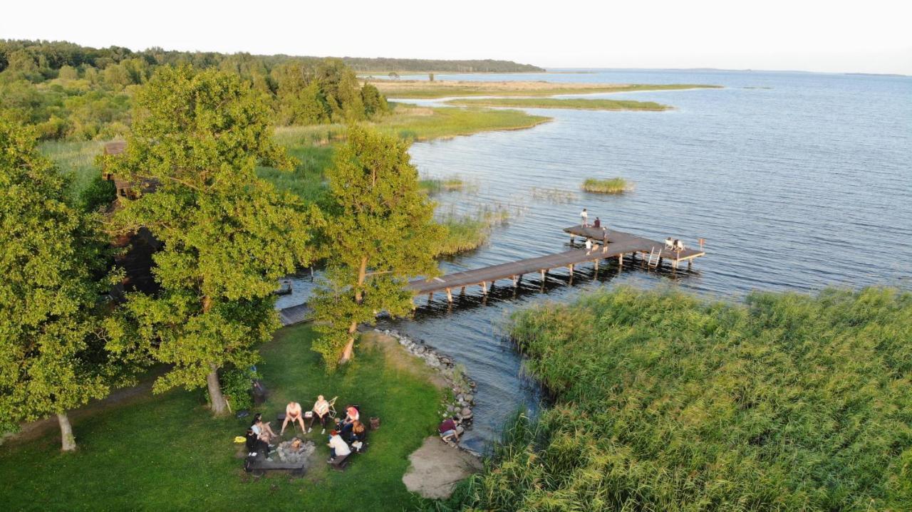 Folwark Luknajno Nad Jeziorem Sniardwy Gospoda Dziedzictwo Kulinarne Warmia-Mazury Mikołajki 外观 照片
